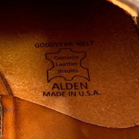 ALDEN Size 6.5 D6207 Color 8 Horween Cordovan Leather Penny Loafers main image 9